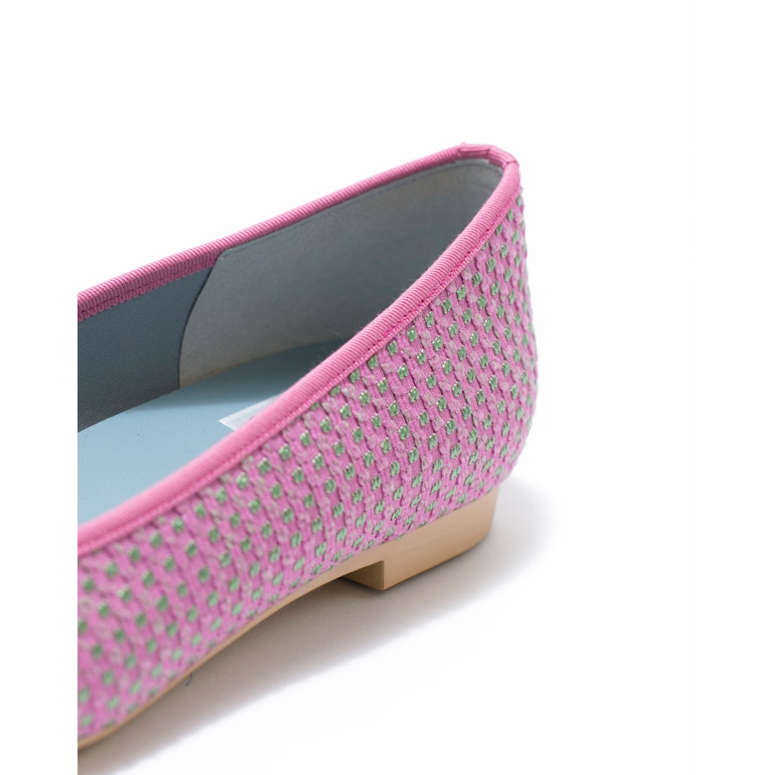 フラットバレエシューズ （ピンク ゴブラン柄） -Emma Francis / エマ