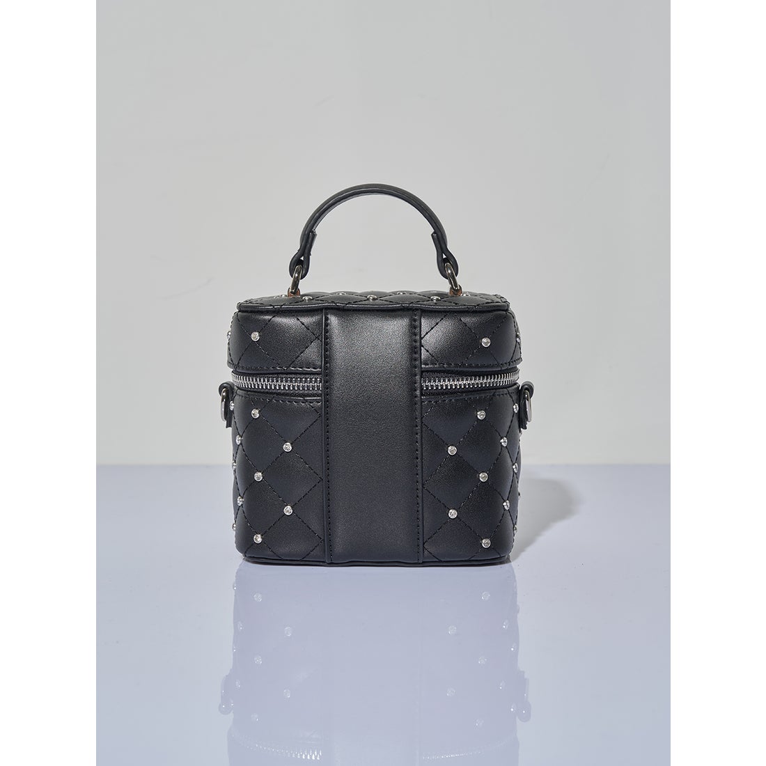 ダーリッチ Darich キルティングビジュースクエアミニバッグ （ミント