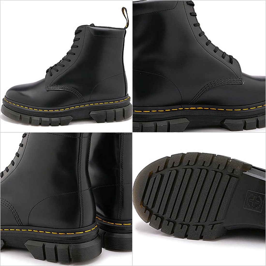 ドクターマーチン Dr.Martens Rikard 8i Black Polished Smooth
