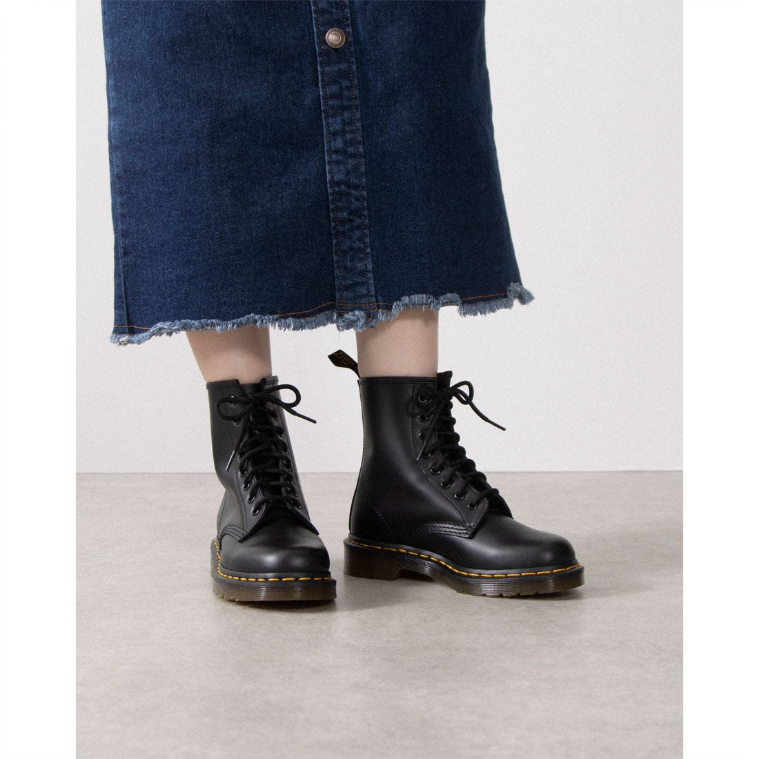 ドクターマーチン Dr.Martens 1460Z DMS 59 8HOLE BOOTS BLACK SMOOTH