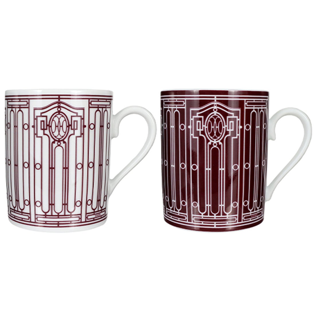 エルメス Hermes マグカップ ペア Hデコ No,1 & No,2【返品不可商品