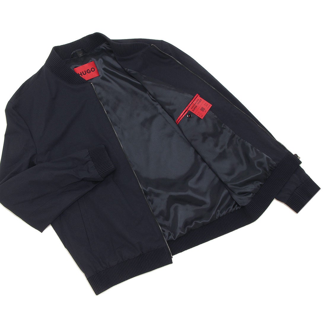 ヒューゴボス HUGO BOSS ボス ジャケット ブルゾン ネイビー メンズ