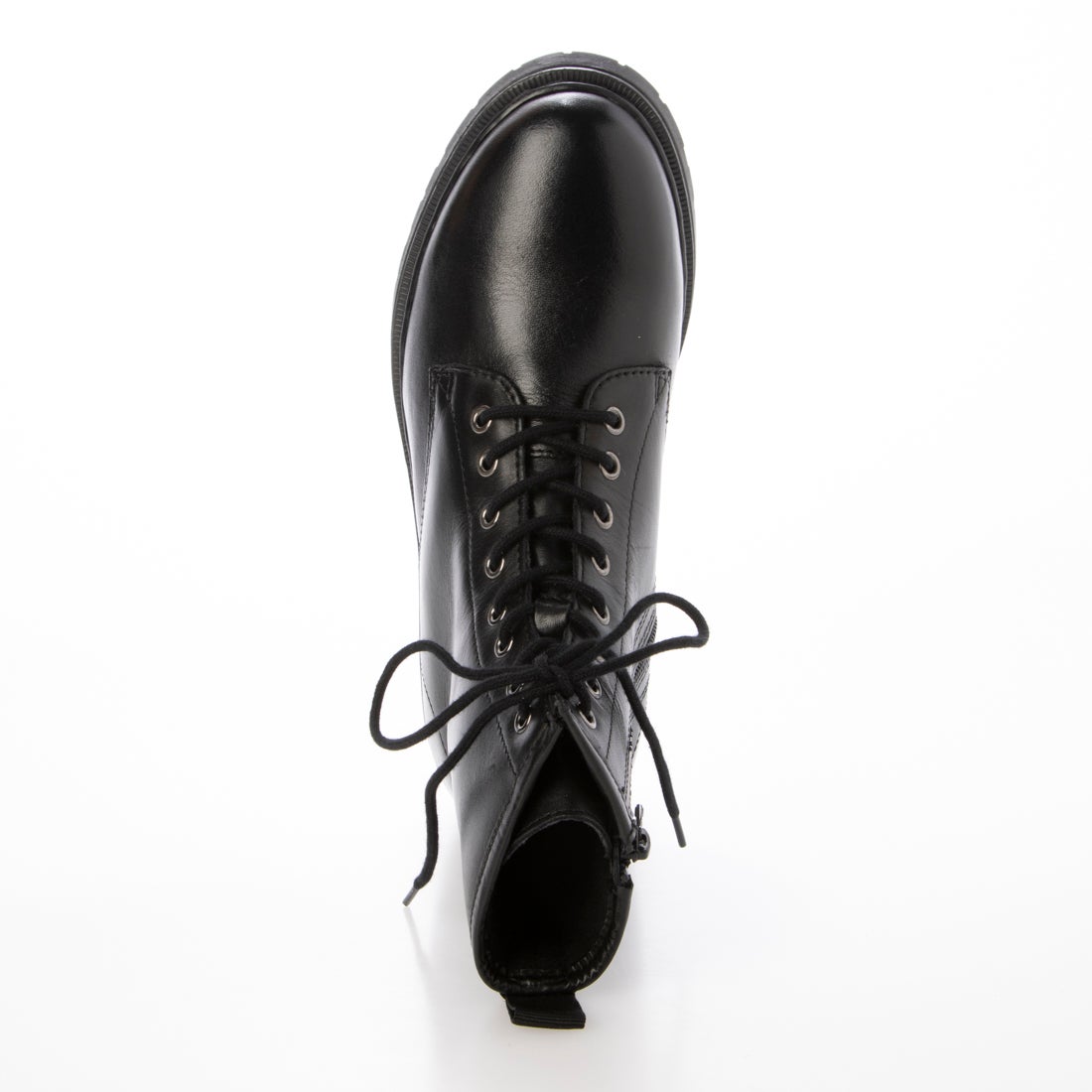 ハスキー HUSKY 【本革】 レースアップ サイドジップ コンバットブーツ