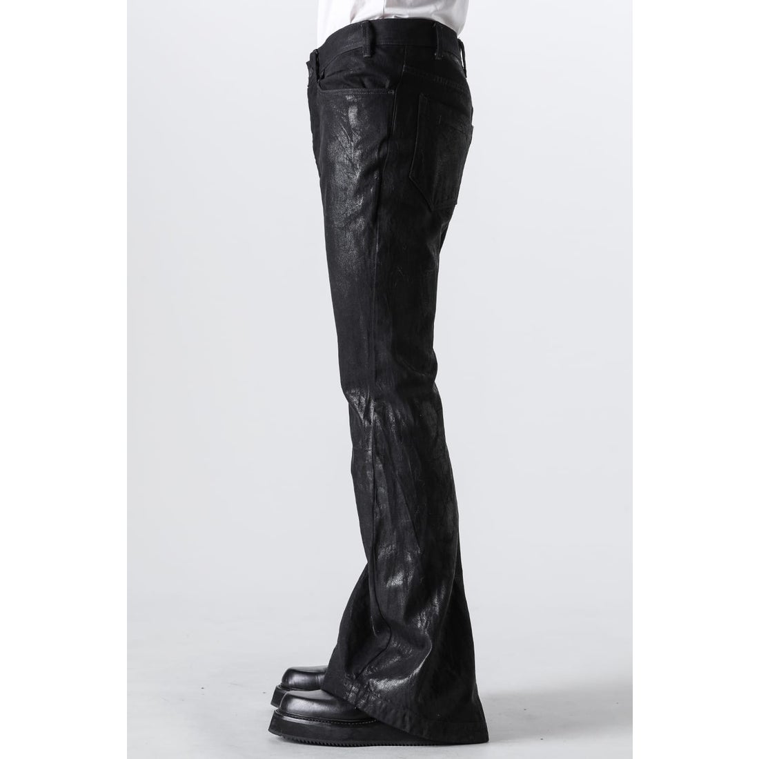 ユリウス JULIUS Flared Jet Pants（Black） 通販 大阪心斎橋/京都