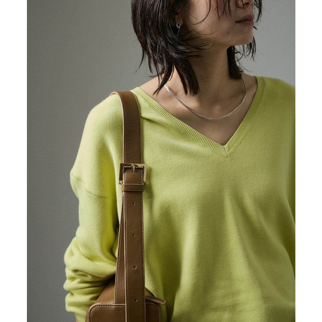 サロン アダム エ ロペ SALON adam et rope' レザーボックスショルダー