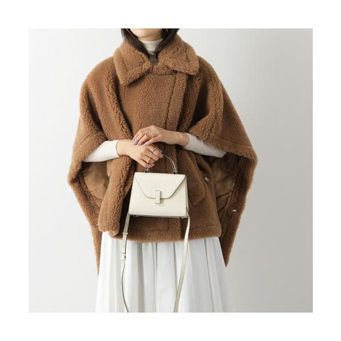 マックスマーラ Max Mara MAX MARA ケープ TEBE テディベア ファー