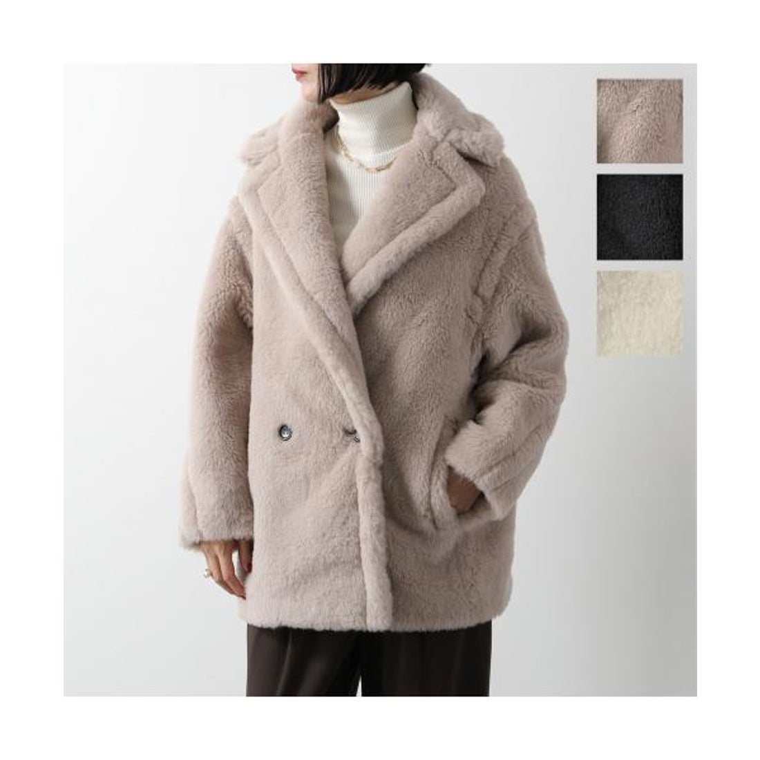 マックスマーラ Max Mara MAX MARA テディジャケット OLGA テディベア