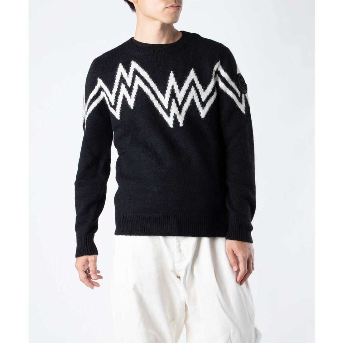 モンクレール MONCLER GIRCOLLO TRICOT 9C750 A9498 ニット メンズ