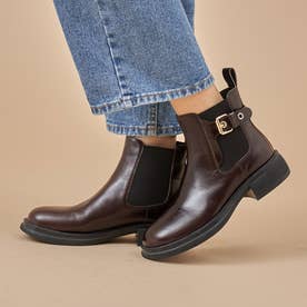 MODE ET JACOMO carino 本革サイドゴアベルテッドショートブーツ