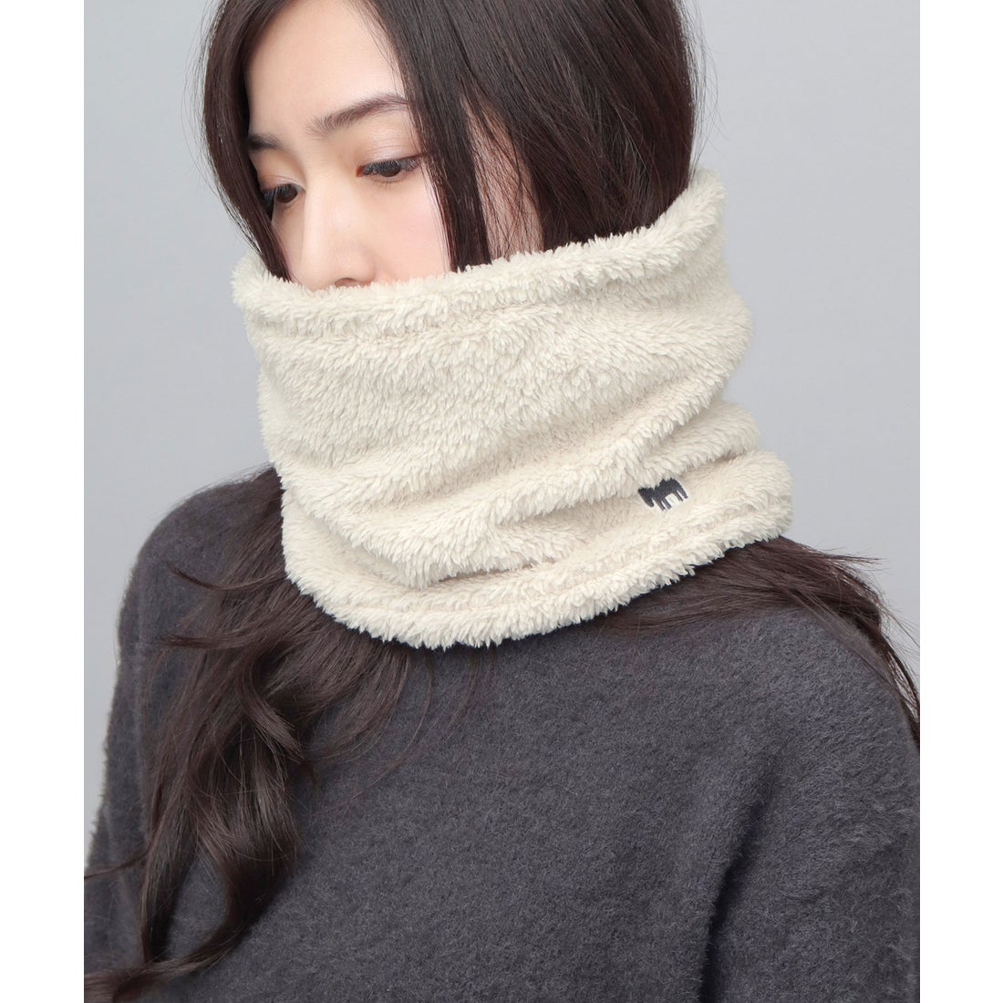 モズ moz ネックウォーマー ボア （ブラウン） -靴＆ファッション通販