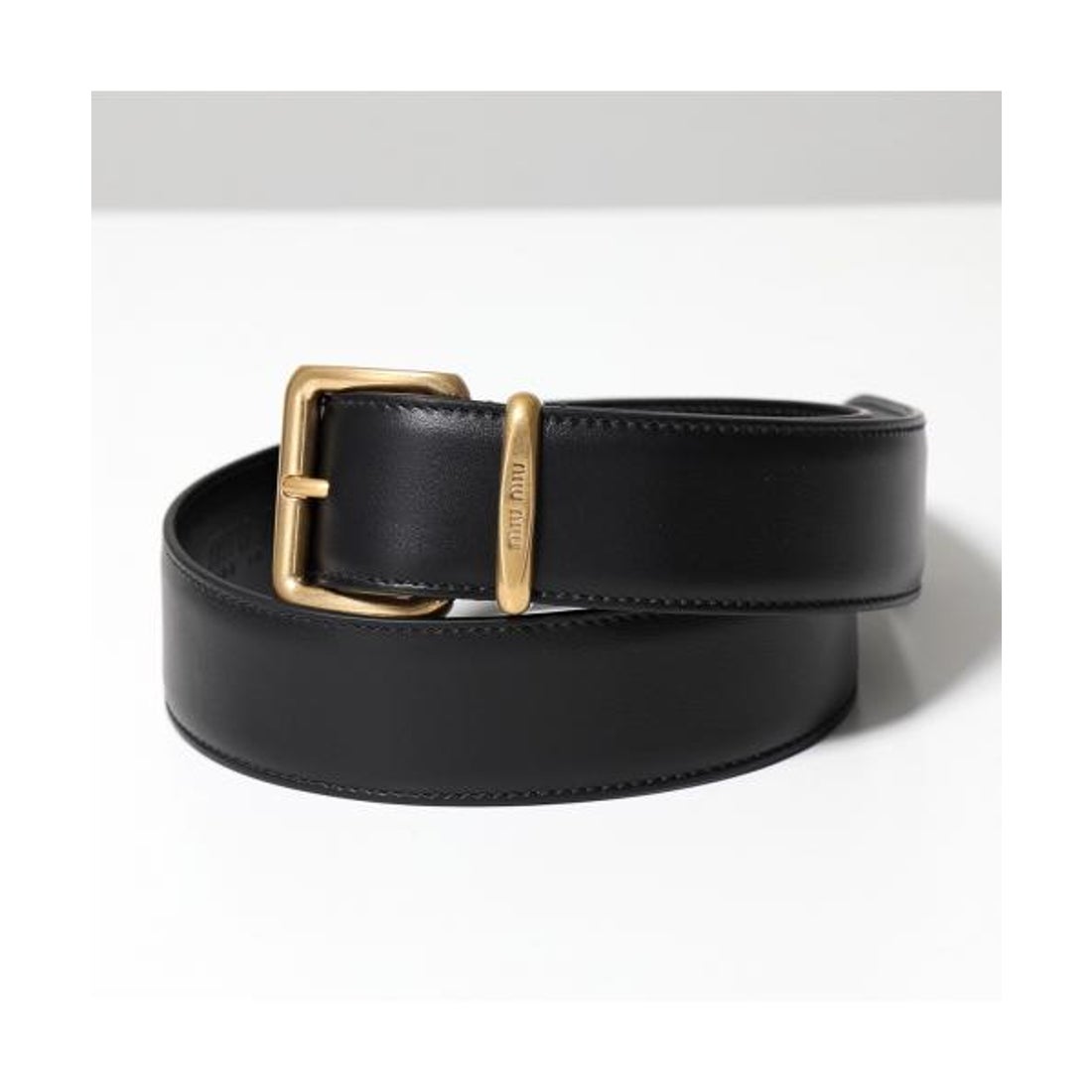 ミュウミュウ Miu Miu MIUMIU ベルト 5CC536 2AIX レザー スクエア