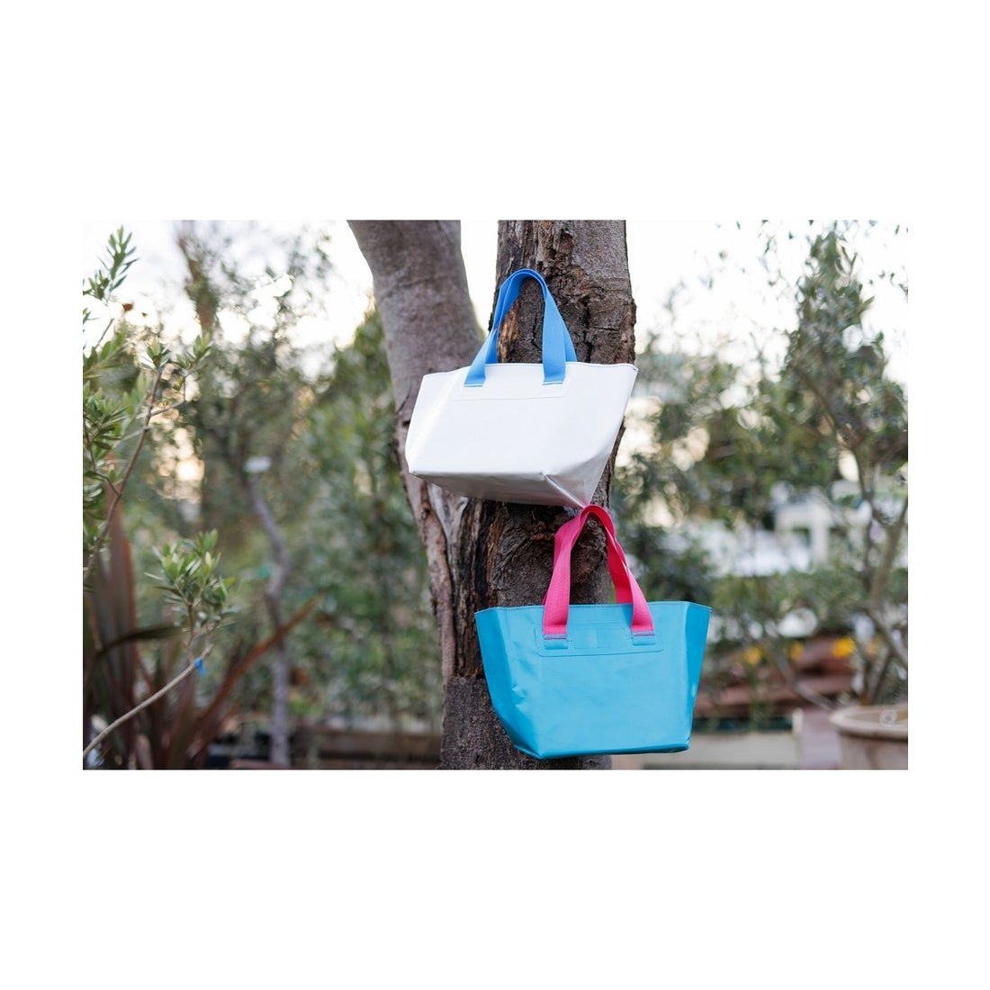 ザブ ZAB MiniZABトートバッグ （グレー×オレンジ） -靴＆ファッション