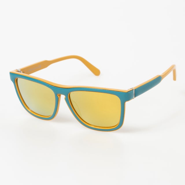 ロエベ LOEWE サングラス レディース メンズ （グリーン/オレンジ