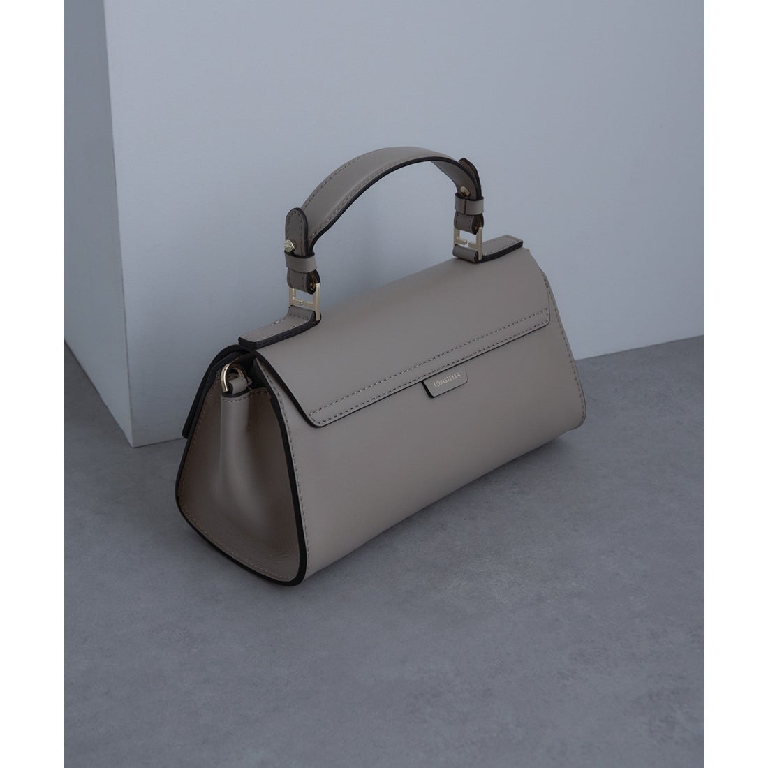 ロリステッラ LORISTELLA レザーフラップ2WAYハンドバッグ ショルダー