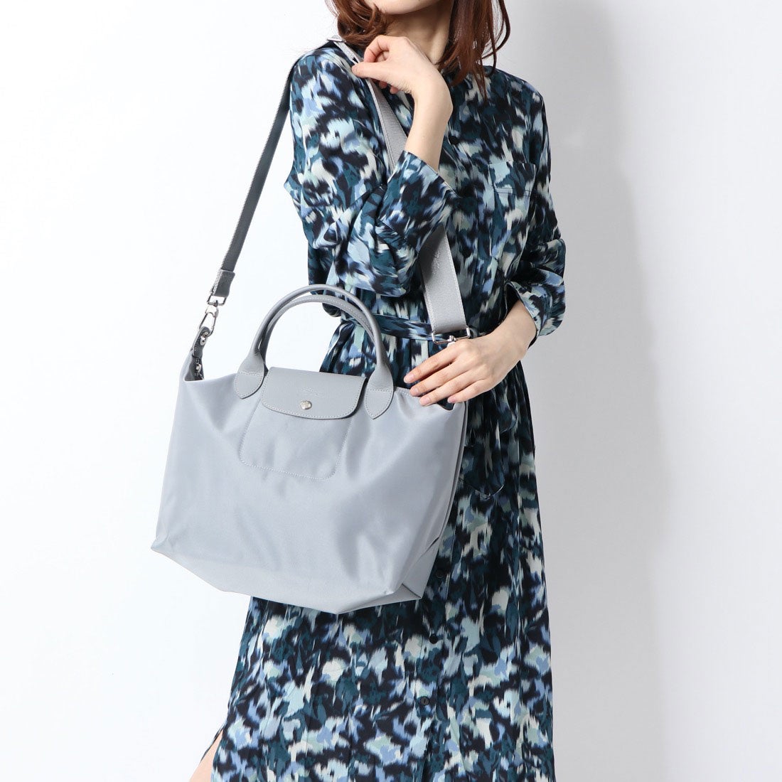 ロンシャン LONGCHAMP LE PLIAGE NEO（ハンドバッグM） （CIMENT） -靴