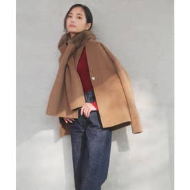 ノエラ NOELA ファーストール付きリバーミドルコート （キャメル