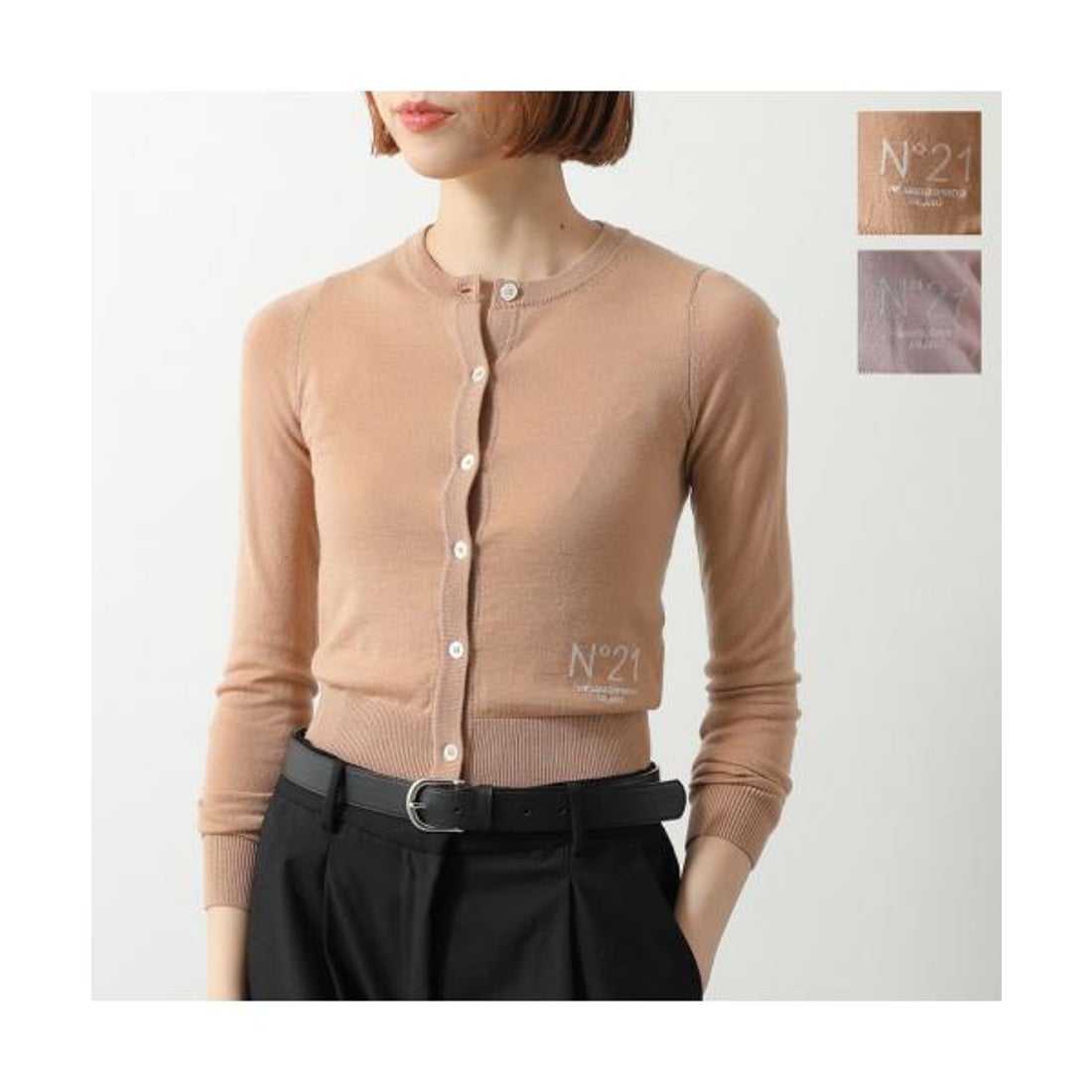 ヌメロ ヴェントゥーノ N21 N°21 カーディガン A031 9000 ニット