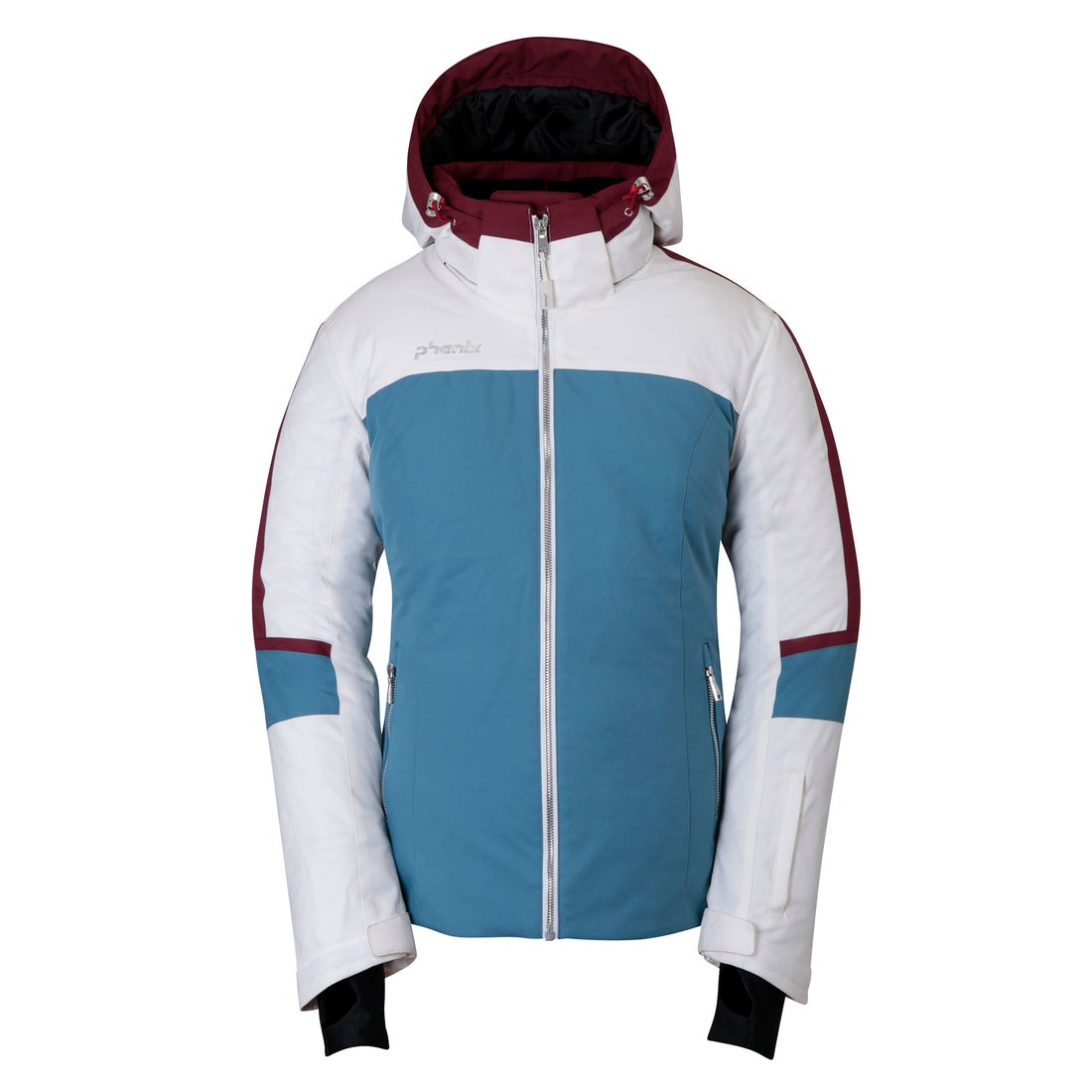 フェニックス スキーウェア S ジャケット ホワイト×ブルー系 【公式通販】