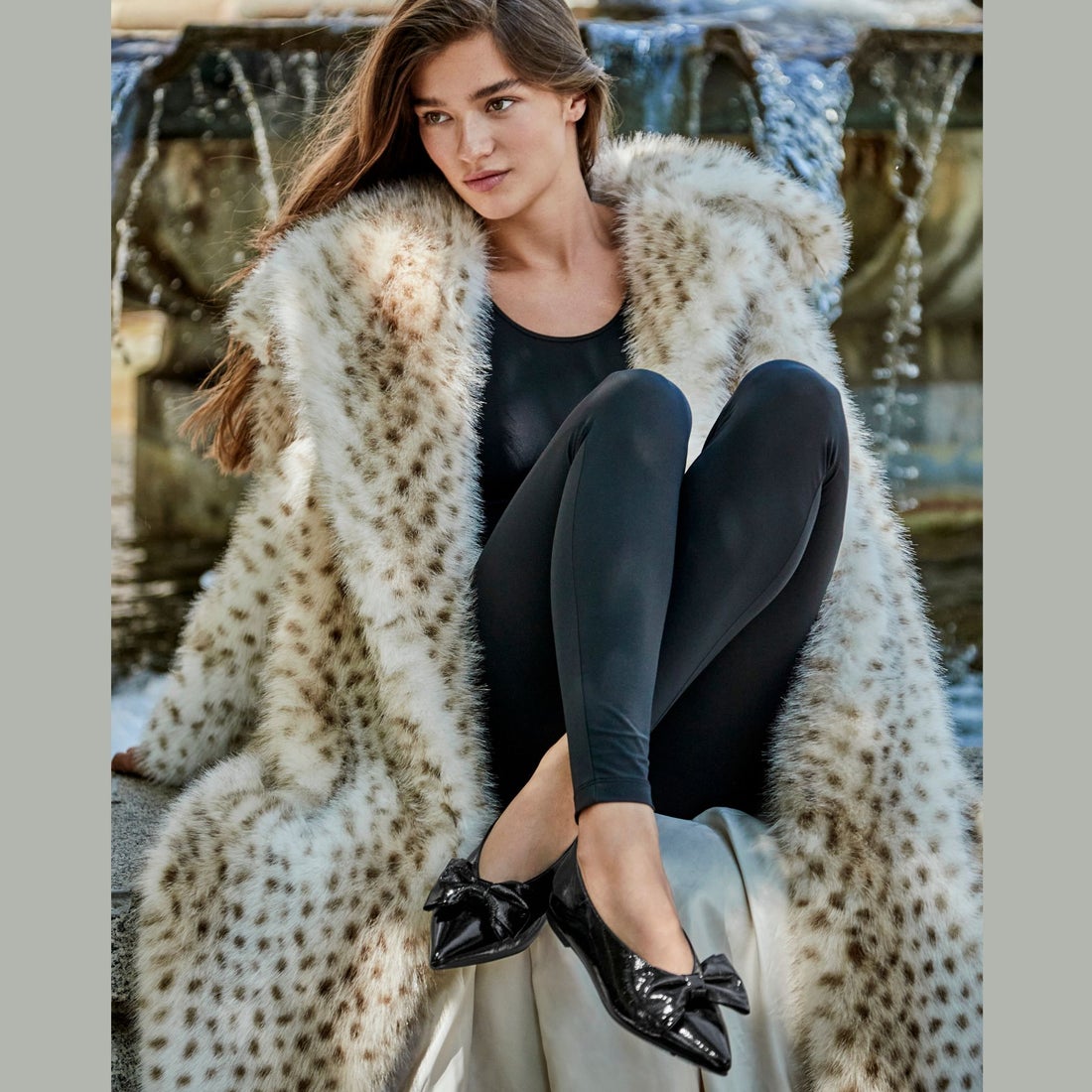 ELLA oversize bow / エラ オーバーサイズ ボウ ポインテッドシューズ