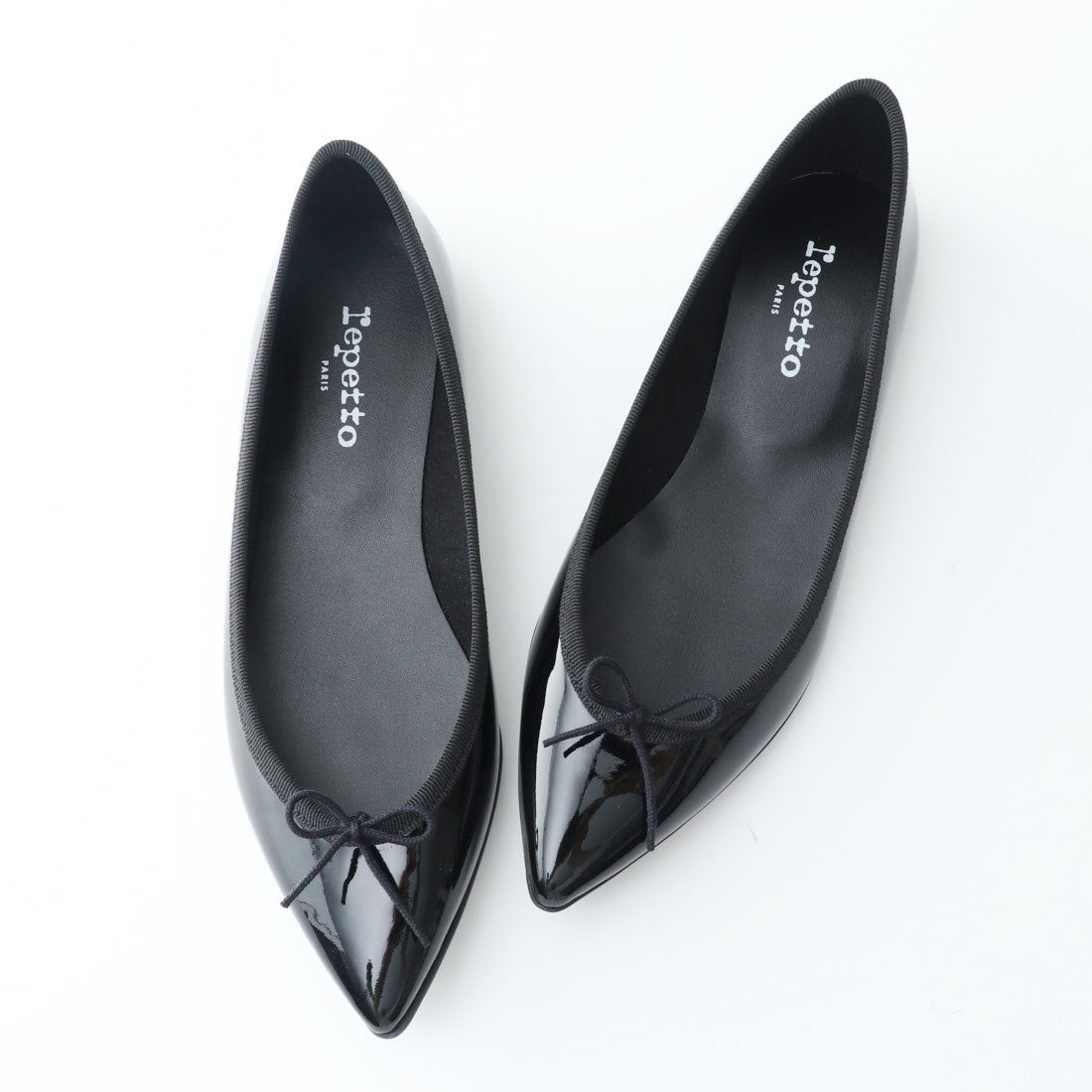 Repetto 〇レペット repetto JUNON （ブラックエナメル） -靴