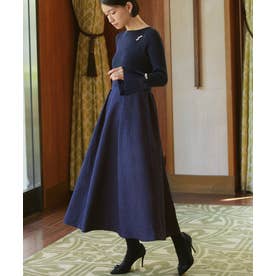 ルイルエブティック RUIRUE BOUTIQUE リブニット ＆ 膨れジャガード