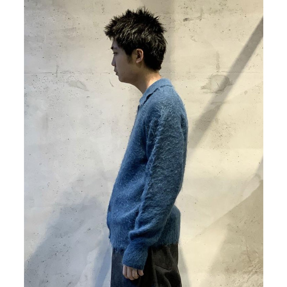 ガーデン GARDEN YOKE/ヨーク/BRUSHED MOHAIR KNIT SHIRT （PEACOCK