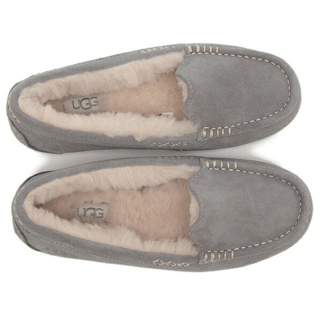 アグ UGG スリッポン デッキシューズ・モカシン アンスレー グレー