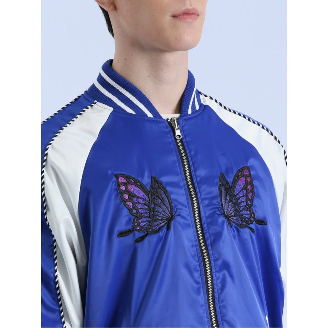 クリーニング済』 DIESEL リバーシブル スカジャン スタジャン DIESEL