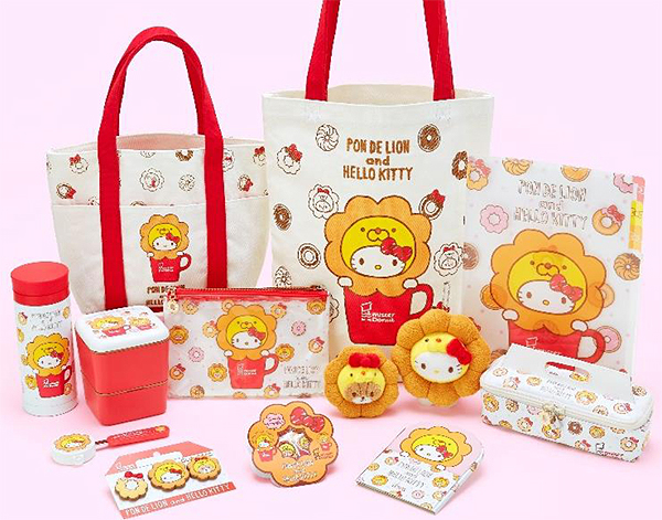 キティ＆ポムポムプリンが“ポン・デ・ライオン”とコラボった可愛すぎる