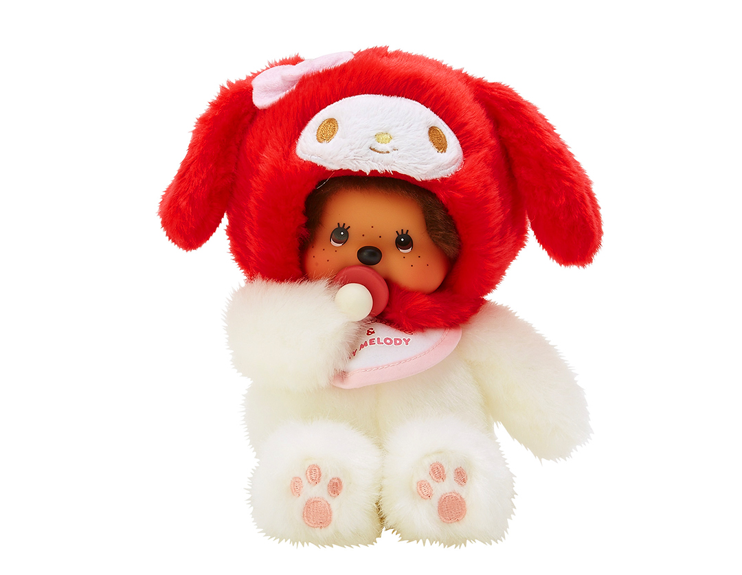 マイメロやシナモロールのおしゃぶり姿がたまらない♡『モンチッチ