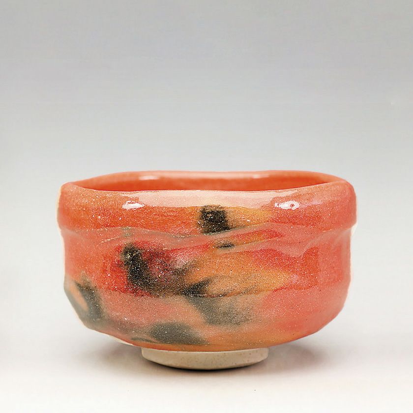 茶道具 楽茶碗（らくちゃわん） 各服茶碗 赤楽 吉村 楽入 | 千年の香り