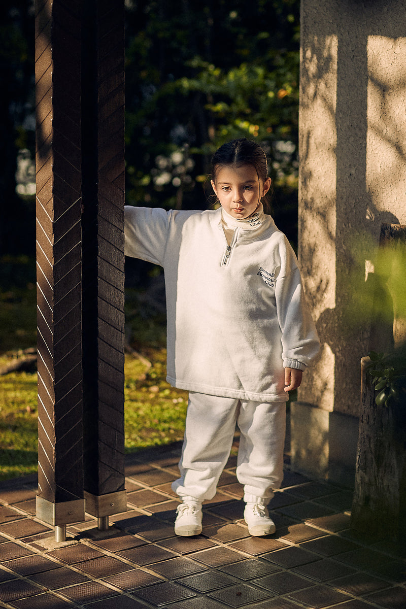 SEA CHIBI ”Seavalley Mountain Club” HALF-ZIP SWEAT PULLOVER