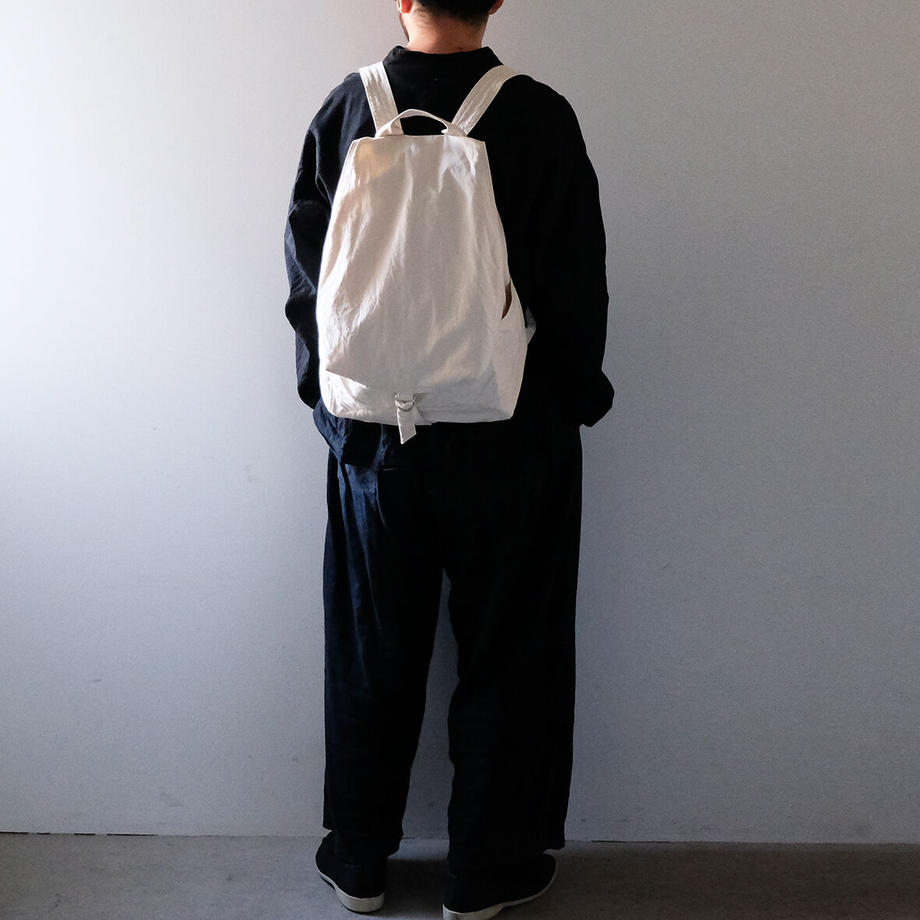 takeshi kanda】キャンバスリュック/きなり