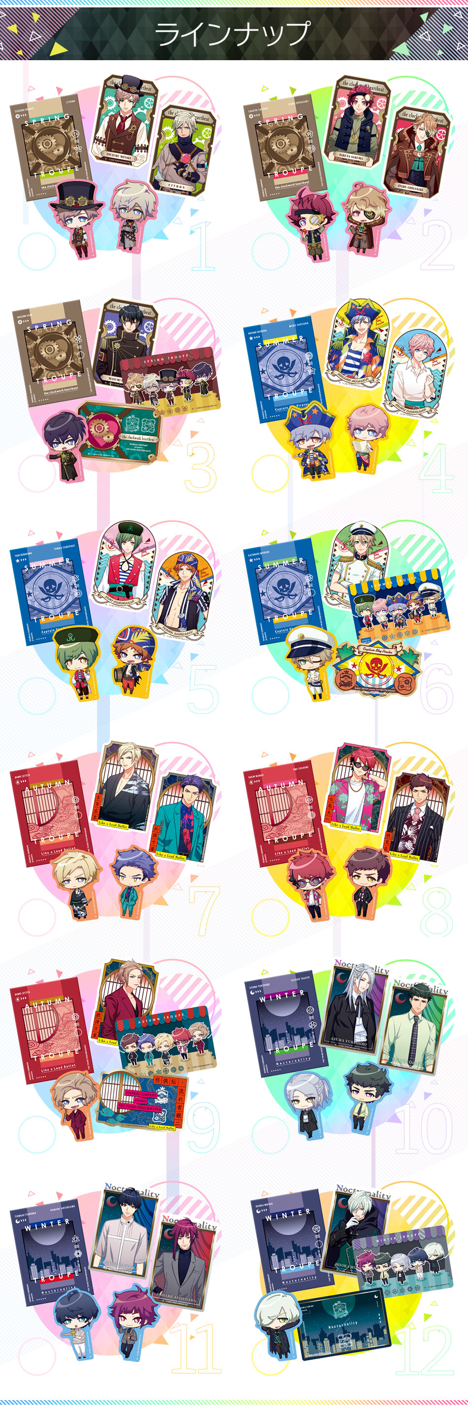 カードダスドットコム 公式サイト | 商品情報 - A3! ダイカット