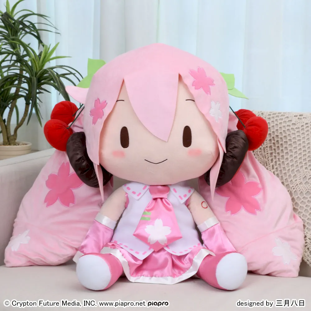 グッズ]桜ミク ふわぷち どでかジャンボぬいぐるみ｜プライズ・くじ