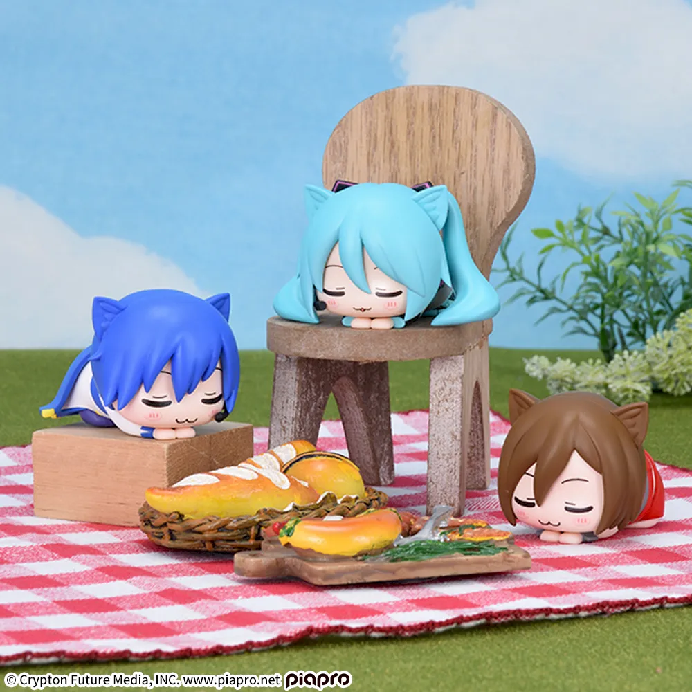 初音ミクシリーズ おひるねこ ミニフィギュア“初音ミク・MEIKO・KAITO