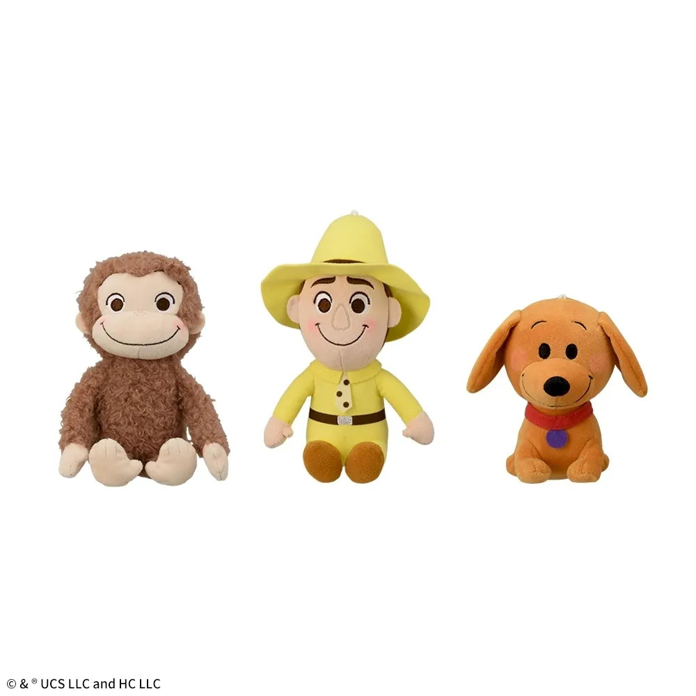 おさるのジョージ 赤いほっぺ ぬいぐるみ｜プライズ・くじ・グッズ情報