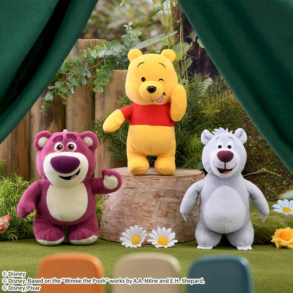 ディズニー&ピクサーキャラクター くまさん大集合ぬいぐるみ｜プライズ