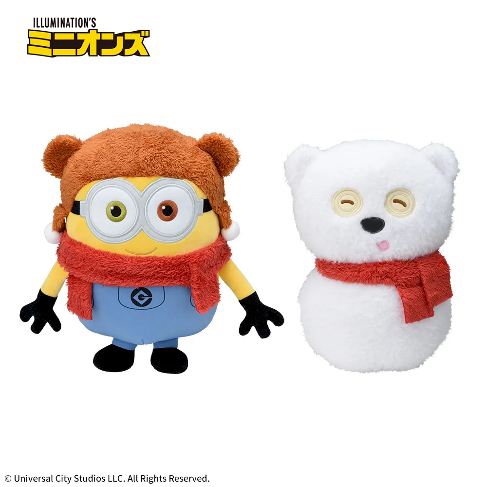 ミニオン Lぬいぐるみ“ボブ&ゆきだるまティム”｜プライズ・くじ