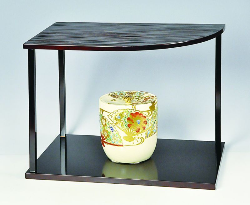 中古品】茶道具 淡々斎好 誰が袖棚（紙箱） 中古品】茶道具 淡々斎好