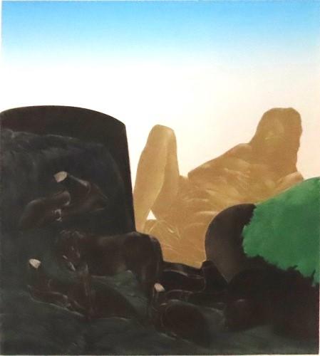 池田満寿夫【Margaret's Garden】 シルクスクリーン 池田満寿夫