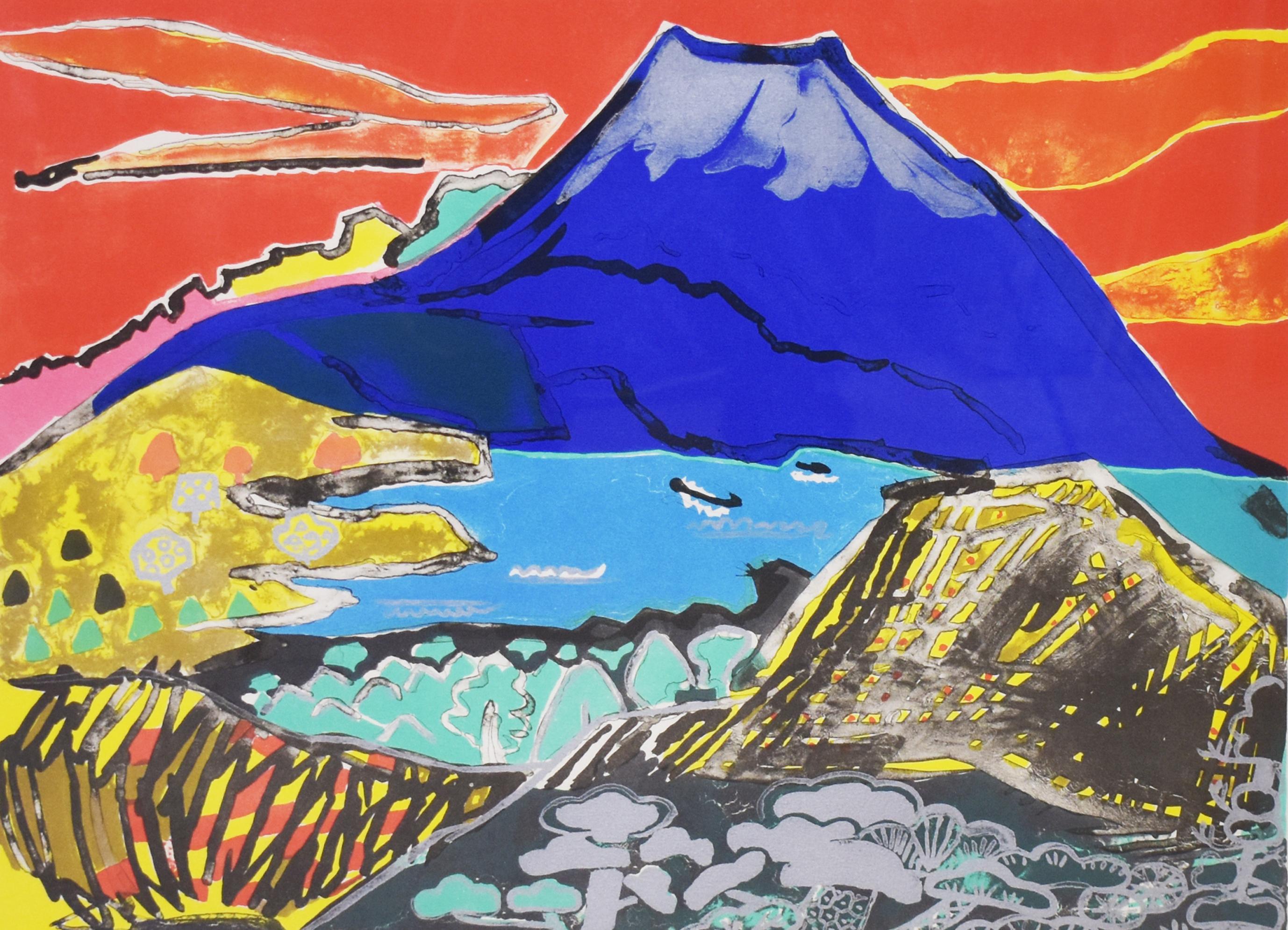 富士に献花 ～農鳥の富士に花々」 | ｜正光画廊