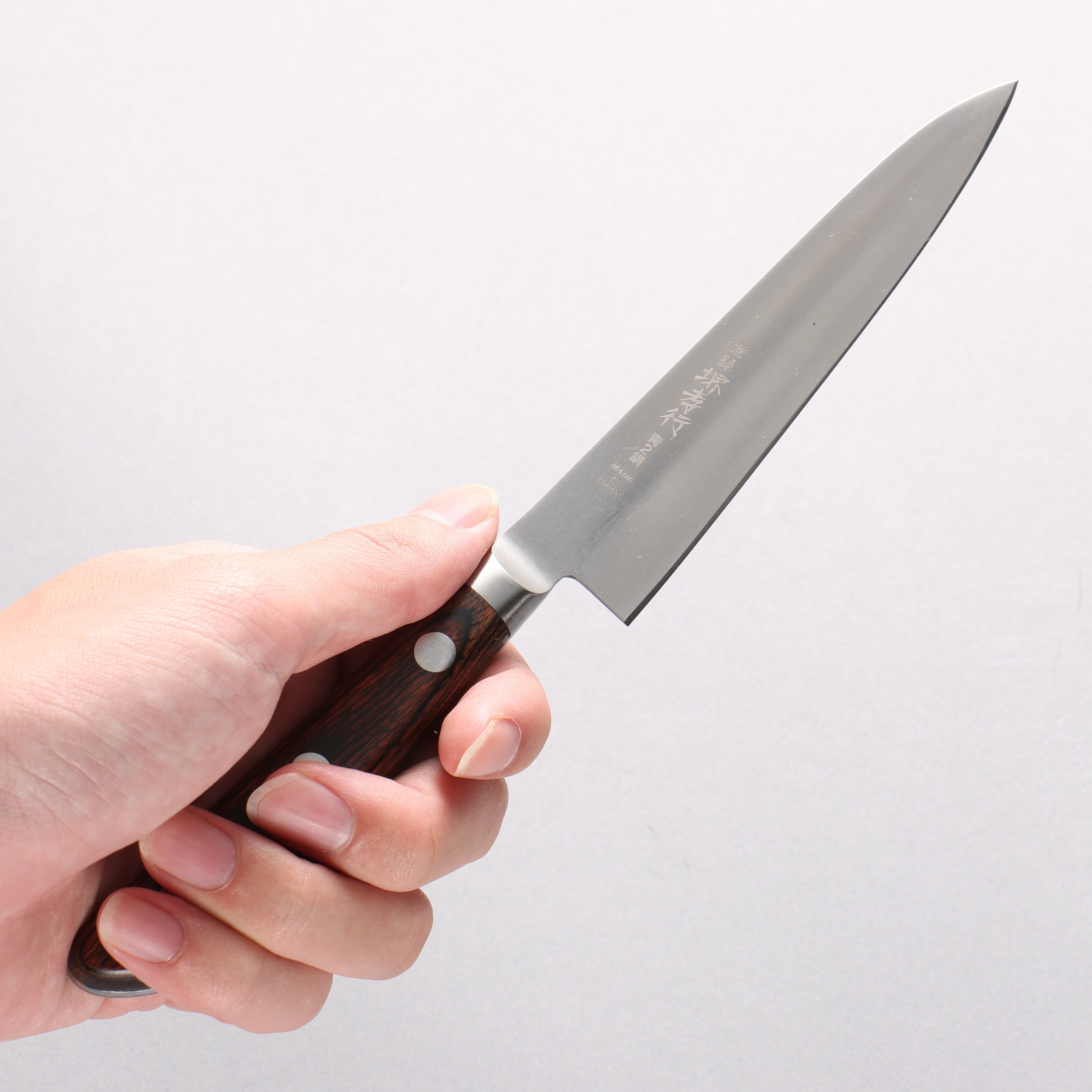 堺 孝行 青ニ鋼 本焼 ペティーナイフ – 清助刃物 Japan