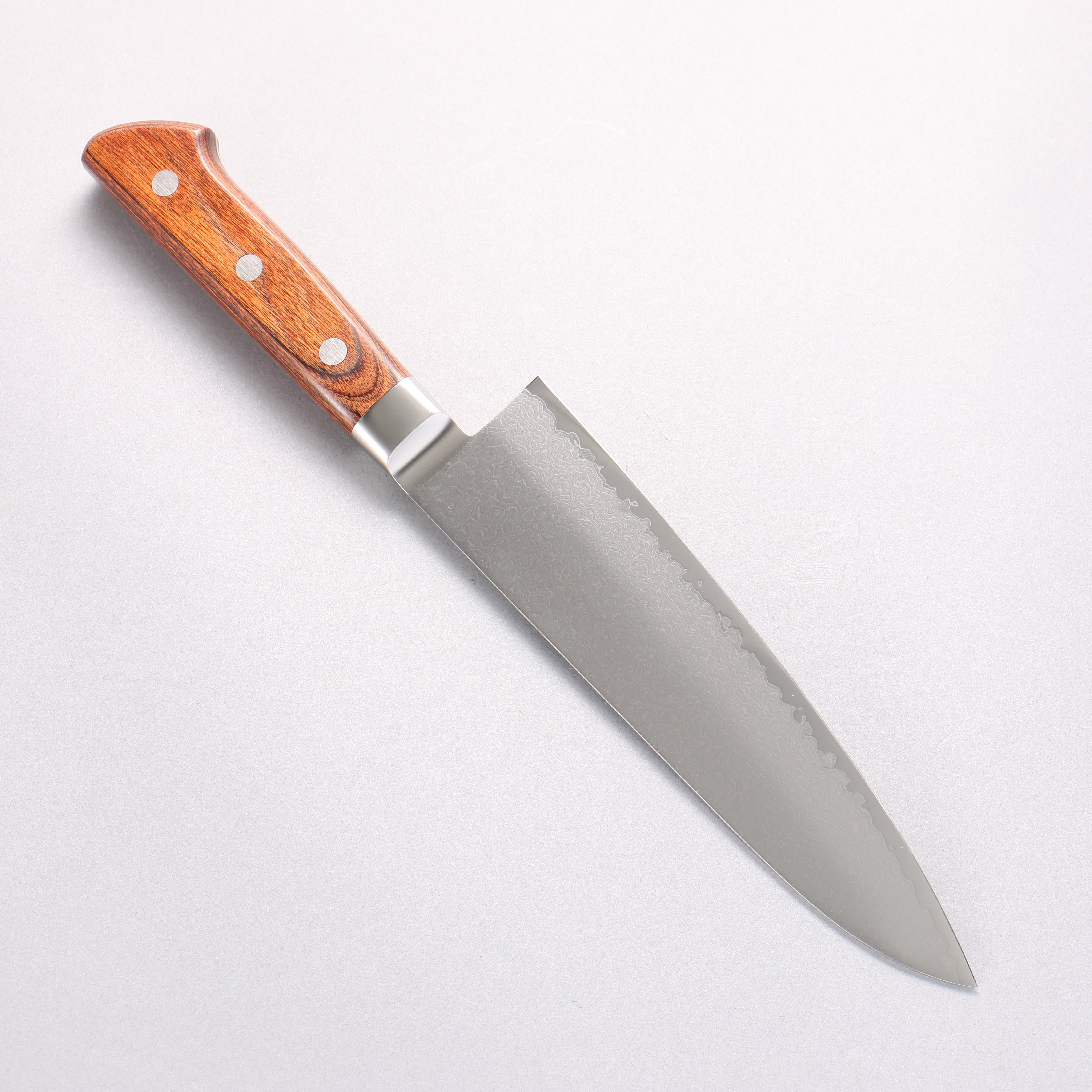 玉鋼 響十 63層 ダマスカス 牛刀包丁 180mm KP-1106 – 清助刃物 Japan