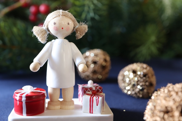 壁掛け 聖誕 緑(スタンド付) – ドイツ・ザイフェンの木のおもちゃ seiffen