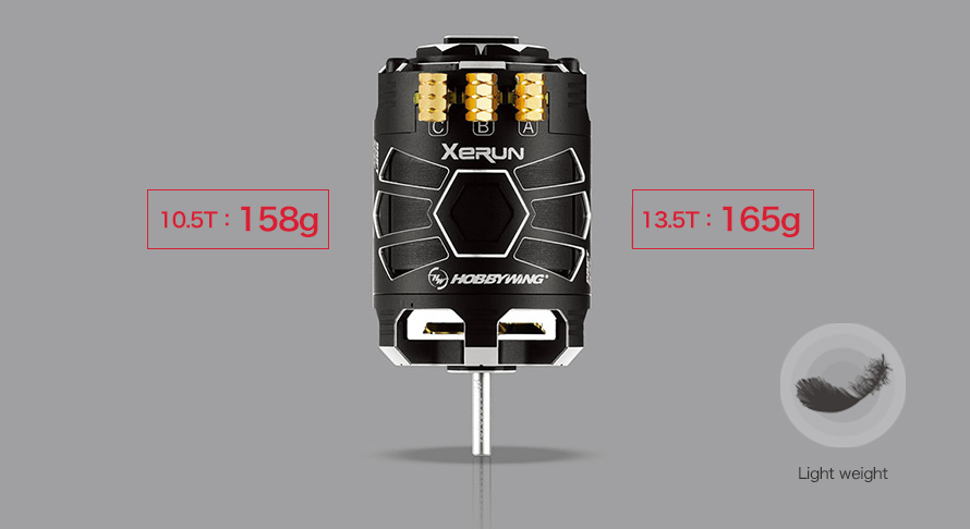 HOBBYWING XeRUN-D10 ブラシレスモーター 13.5T【1/10用】 - セキド