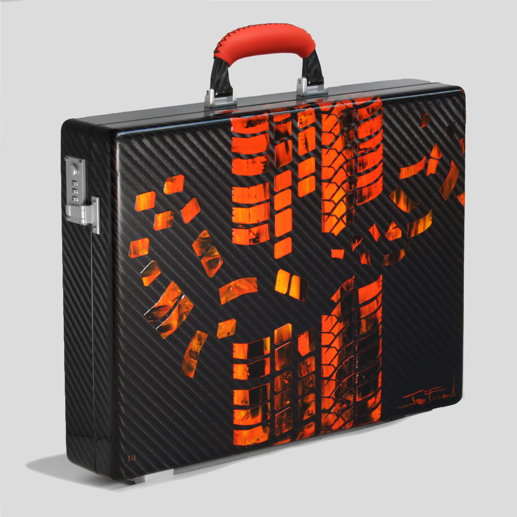 タイヤ跡に込められた願いと想い 人生の軌跡を描く唯一無二のアート