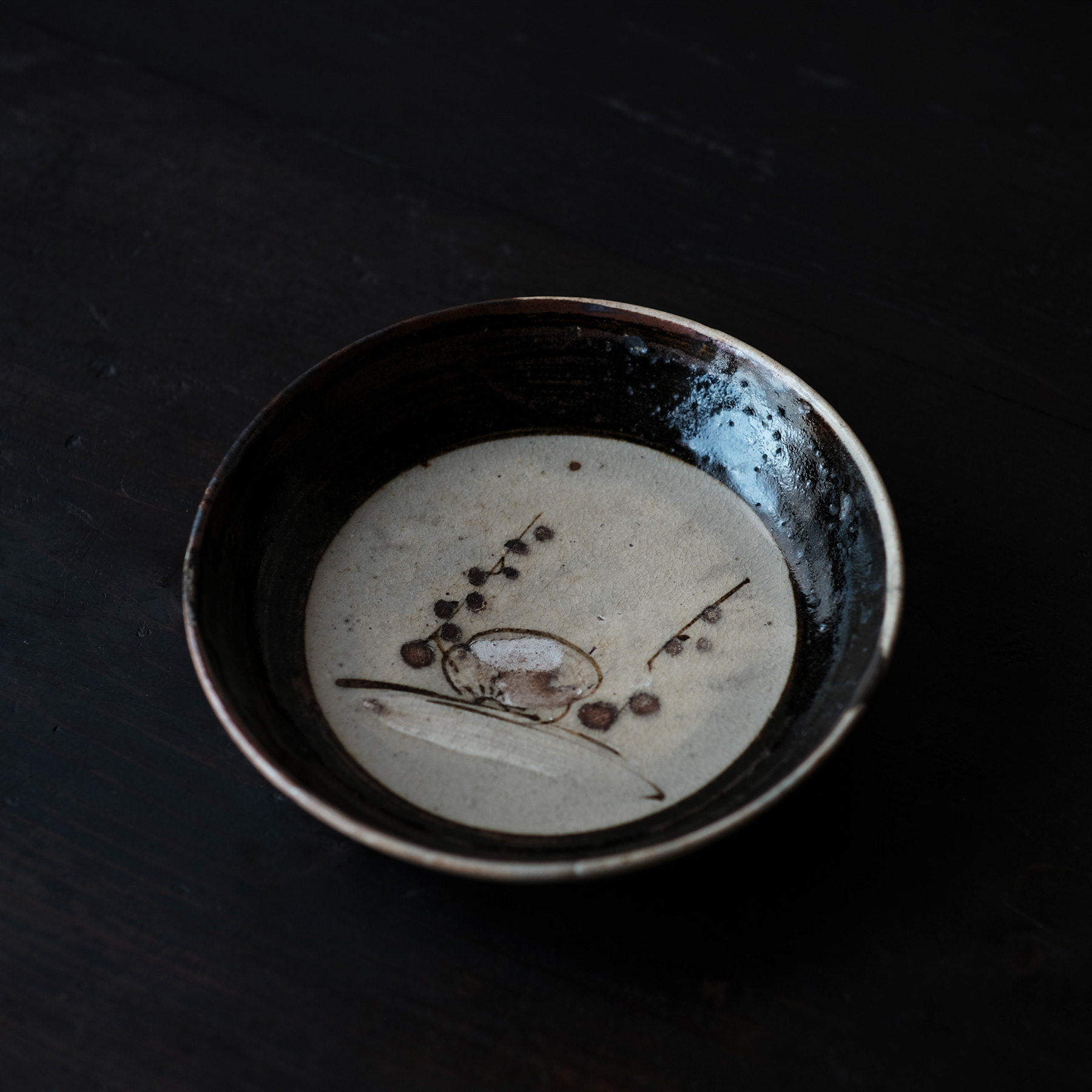 割引❣️【傷みなし】「祖」 古瀬戸 石皿 蛇の目 釉剥ぎ 特大 （121A①