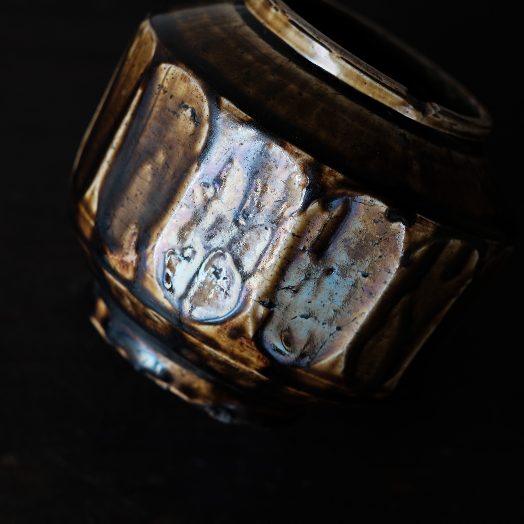 李氏朝鮮 飴釉面取壺 | 骨董と詩学 Antique & Poetics | 蛇韻律