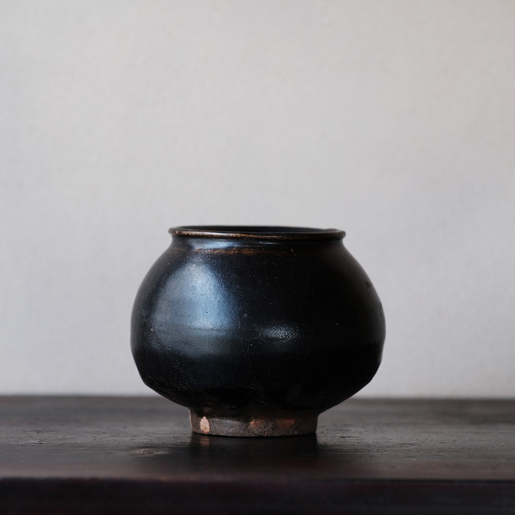 李氏朝鮮 黒高麗塩笥壺 | 骨董と詩学 Antique & Poetics | 蛇韻律